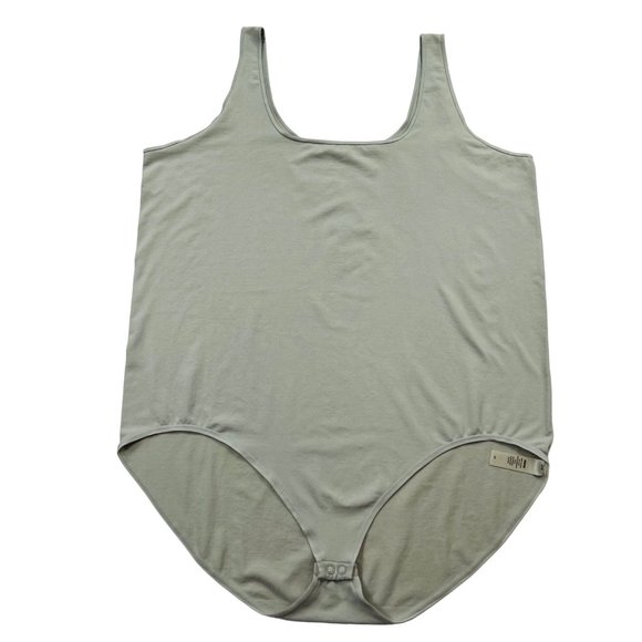 SKIMS Light Essential Scoop Neck‎ Tank Bodysuit NEW Talc Womens 4X - Picture 2 of 12